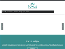 Tablet Screenshot of fokusbilisim.com